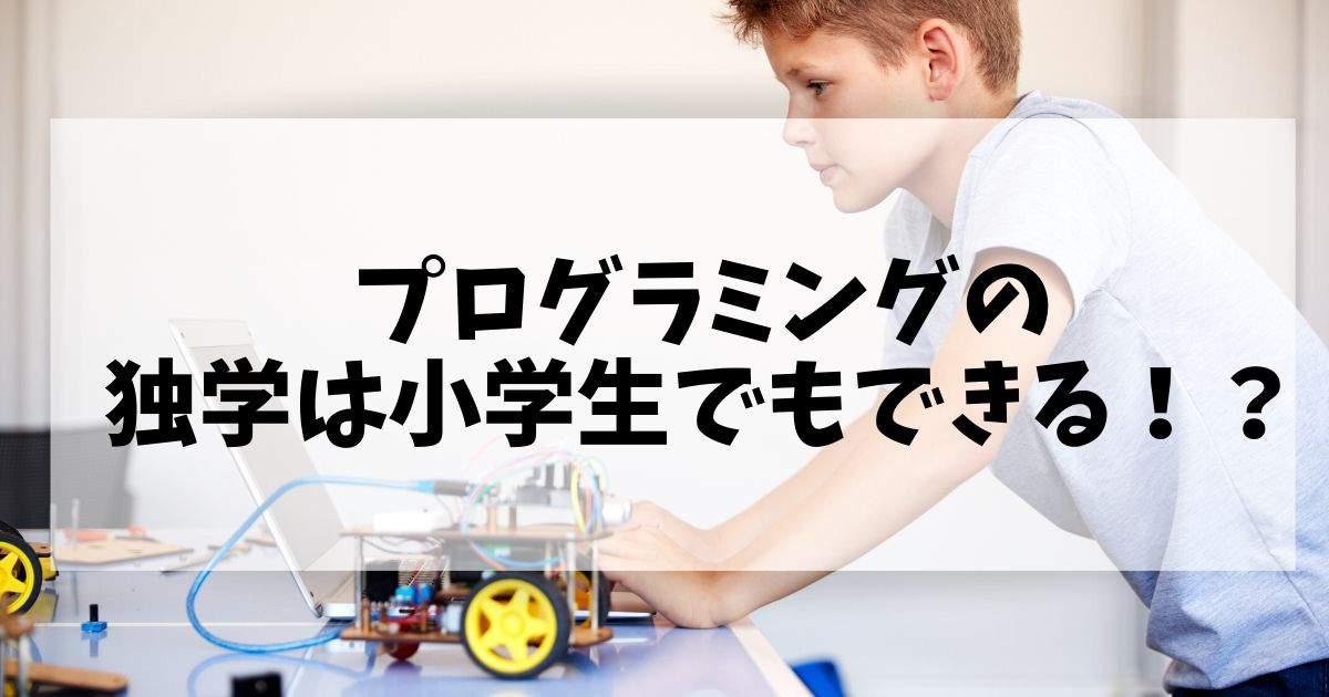 プログラミングの独学は小学生でもできる 独学方法を紹介 Goyablog